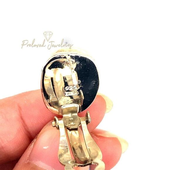 Stunning 925 Turquoise Necklace & Earrings Set - Picture 4 of 8